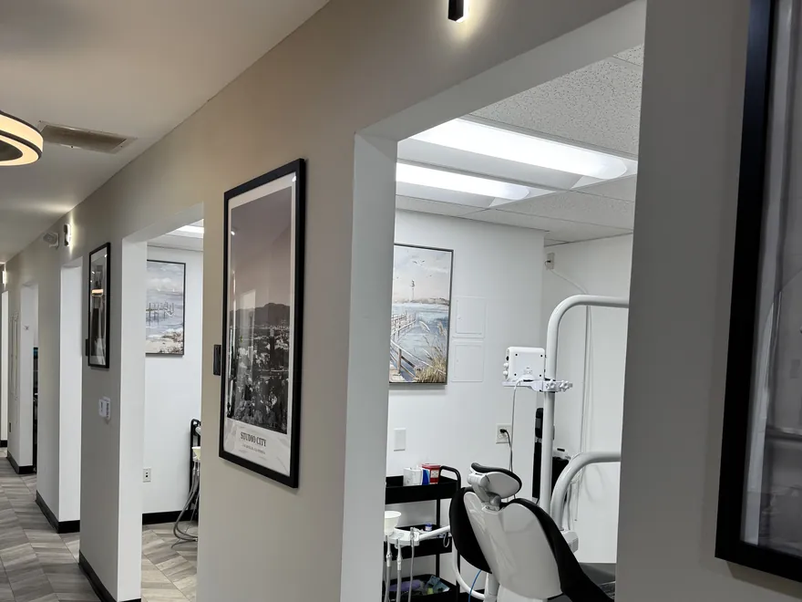 Treatment room 1 at Studio City Smiles