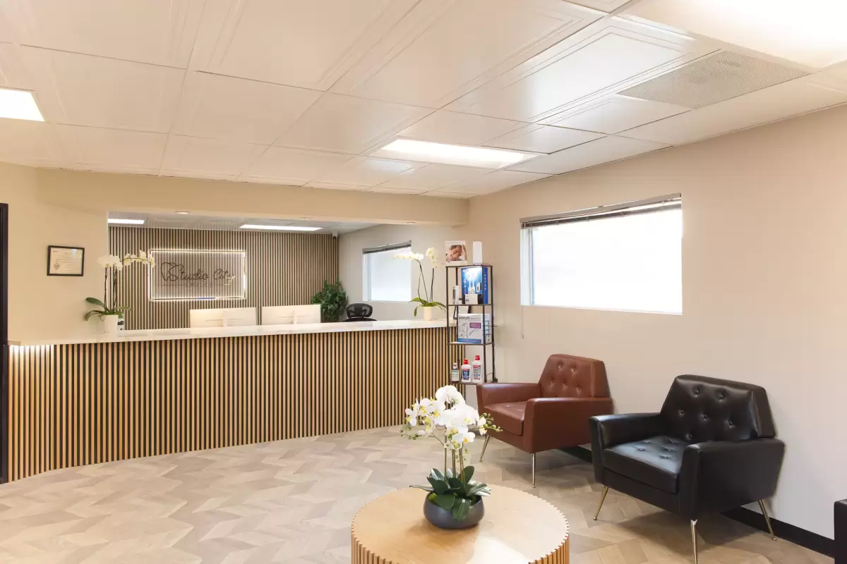 Studio City Smiles reception and waiting area